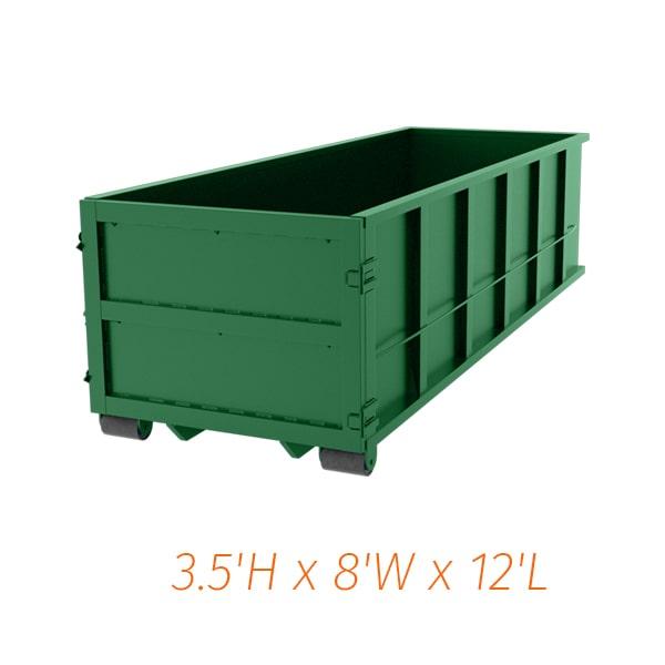 consulting with a waste management provider can help you determine the appropriate size of ten-yard dumpster for your specific project